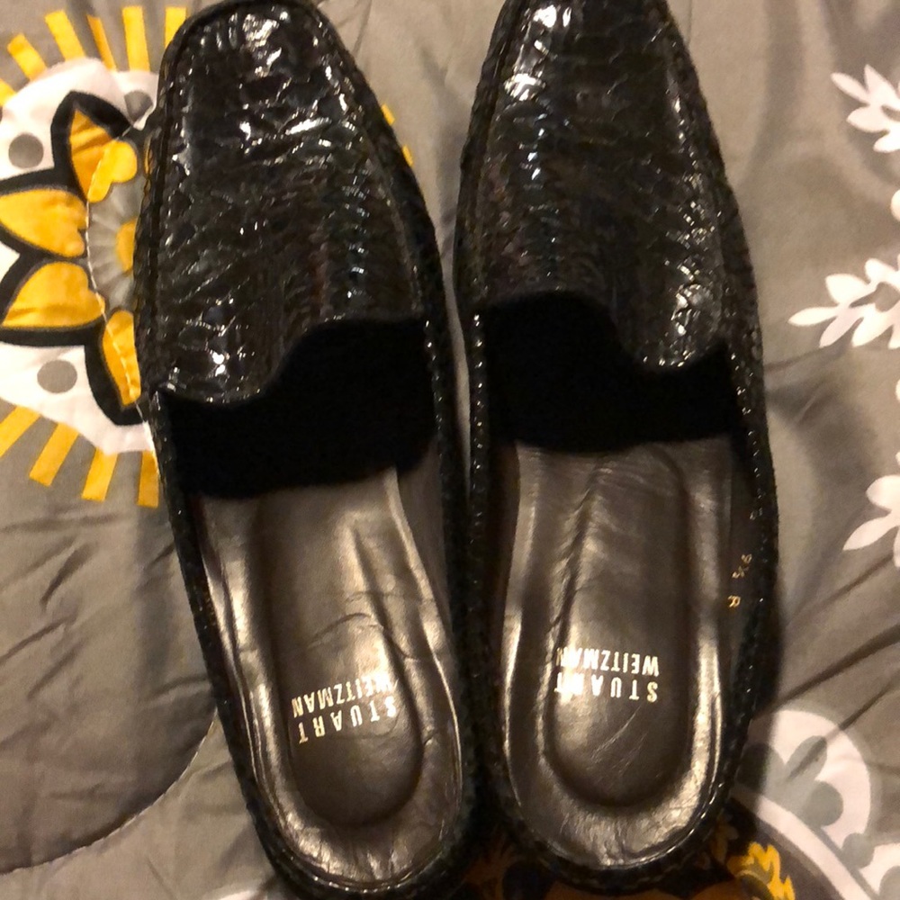 Stuart Weitzman Snakeskin Mules - image 4